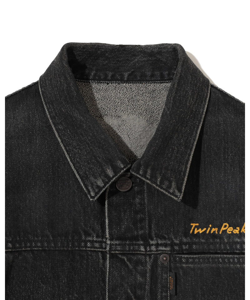 Twin Peaks Denim Jacket (Black)