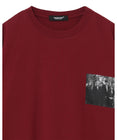 Twin Peaks Wide T-shirt (Dark Red)