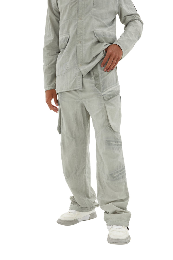 Cipher Garment Dyed Trousers (Bone)