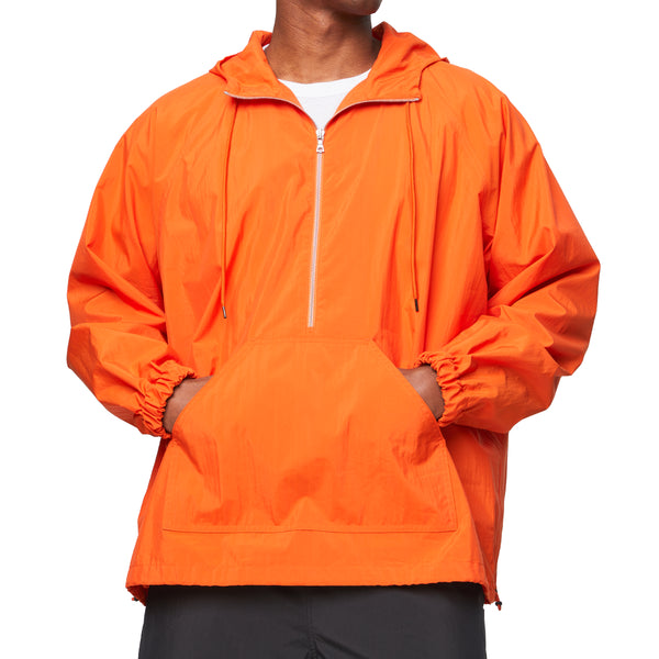 WASHED COTTON NYLON WEATHER HOODED ZIP (ORANGE) – tons-shop