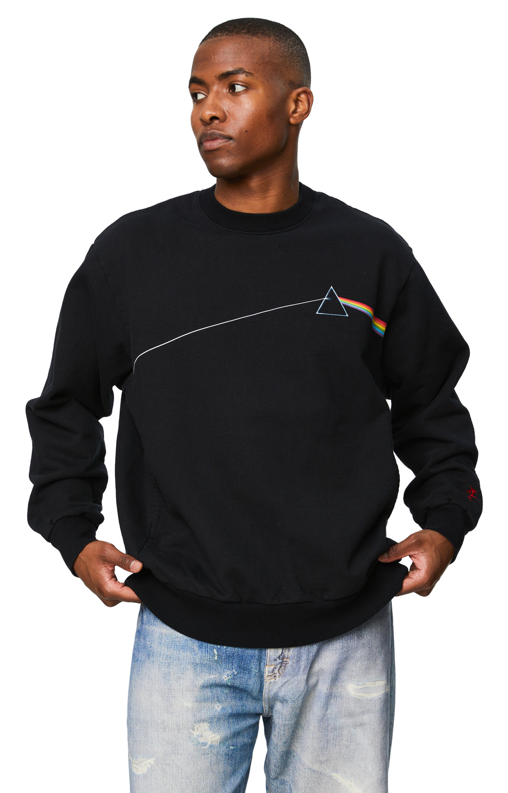 Dark Side Of The Moon Sweatshirt In Black