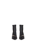 Zip Ankle Black Leather Boot