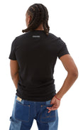 Organic Cotton Henley Shirt (Black)
