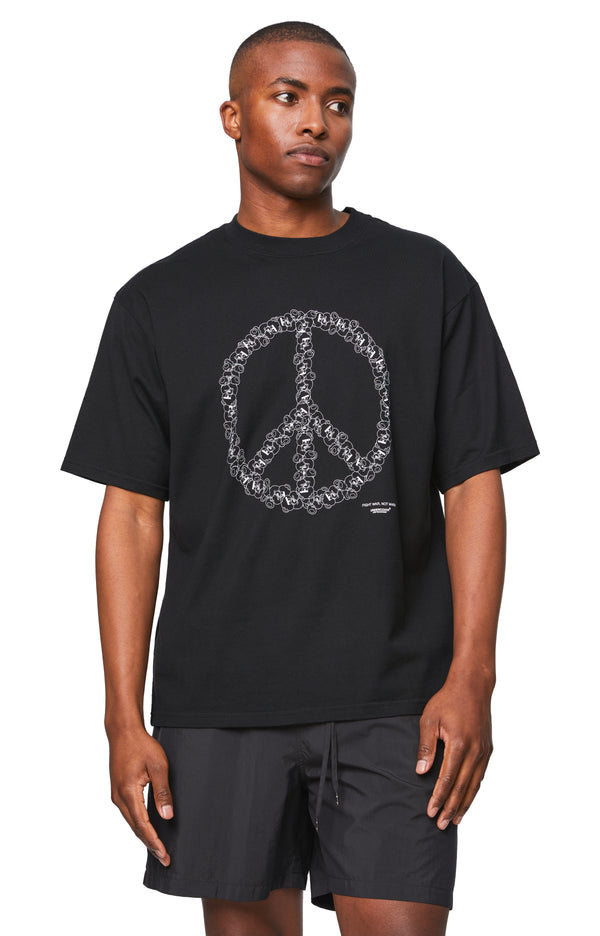 Peace Sign T-shirt in Black