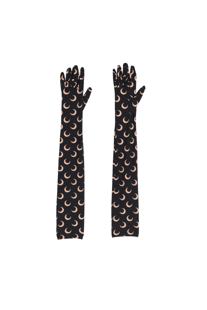 REGENERATED ALL OVER MOON GLOVES (PRINT/BLACK)