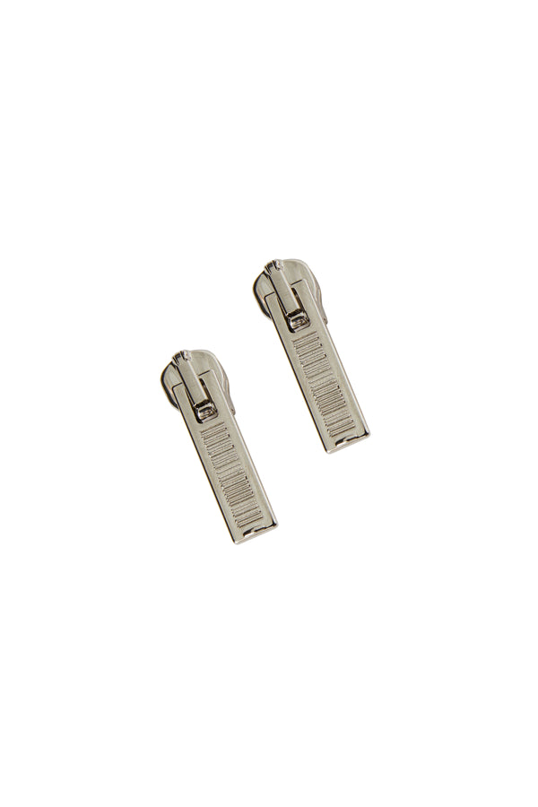 Barcode Zipper Earrings