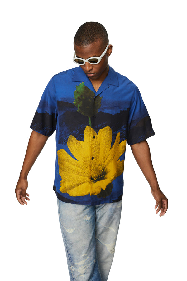 Kurt Floral Shirt (Blue)